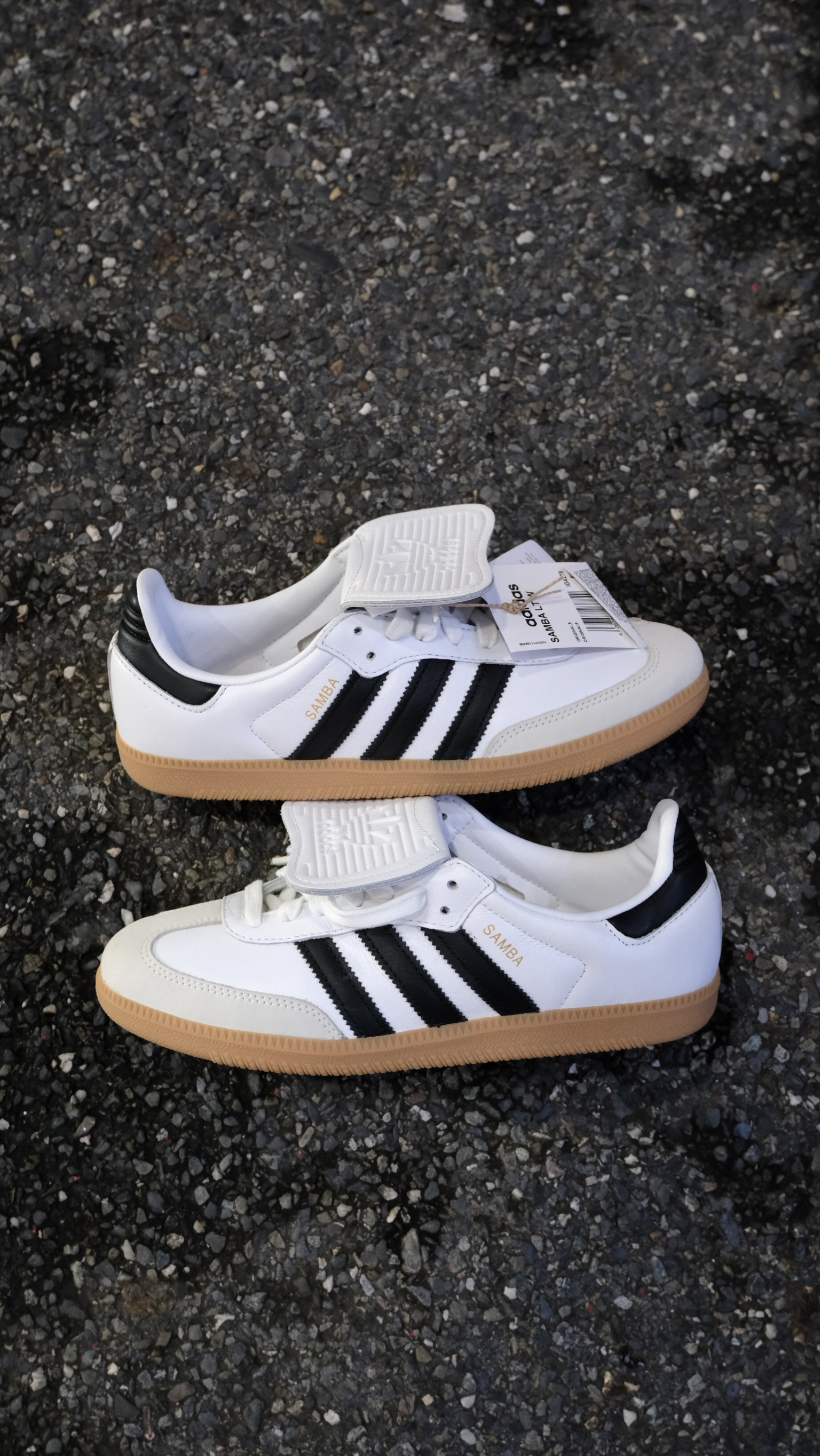 Adidas  Samba LT W 白色 皮革 麂皮 復古 德訓鞋 翻蓋鞋舌 焦糖底  IG4279