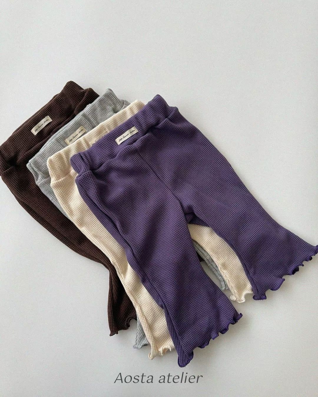 AOSTA Jelly Waffle Pants