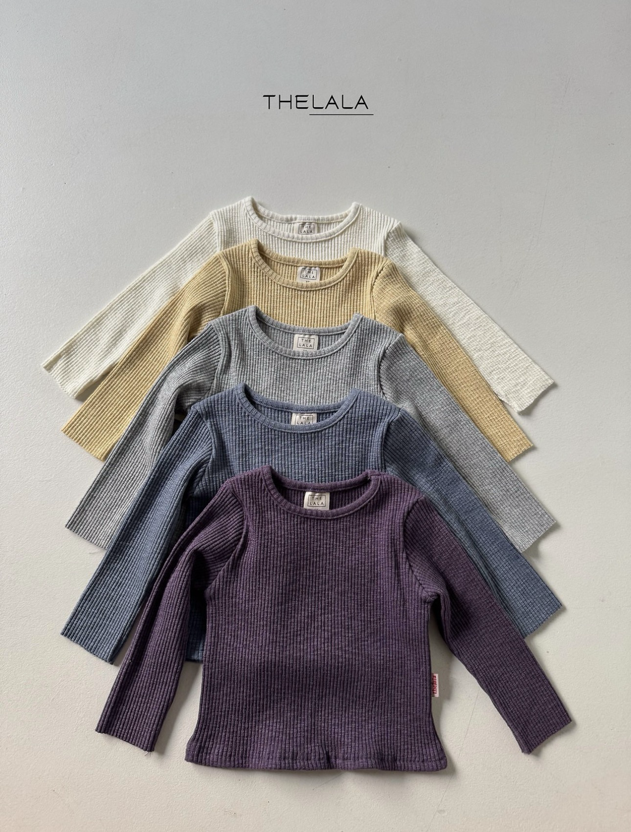 THELALA Tight Ribbed T-shirt