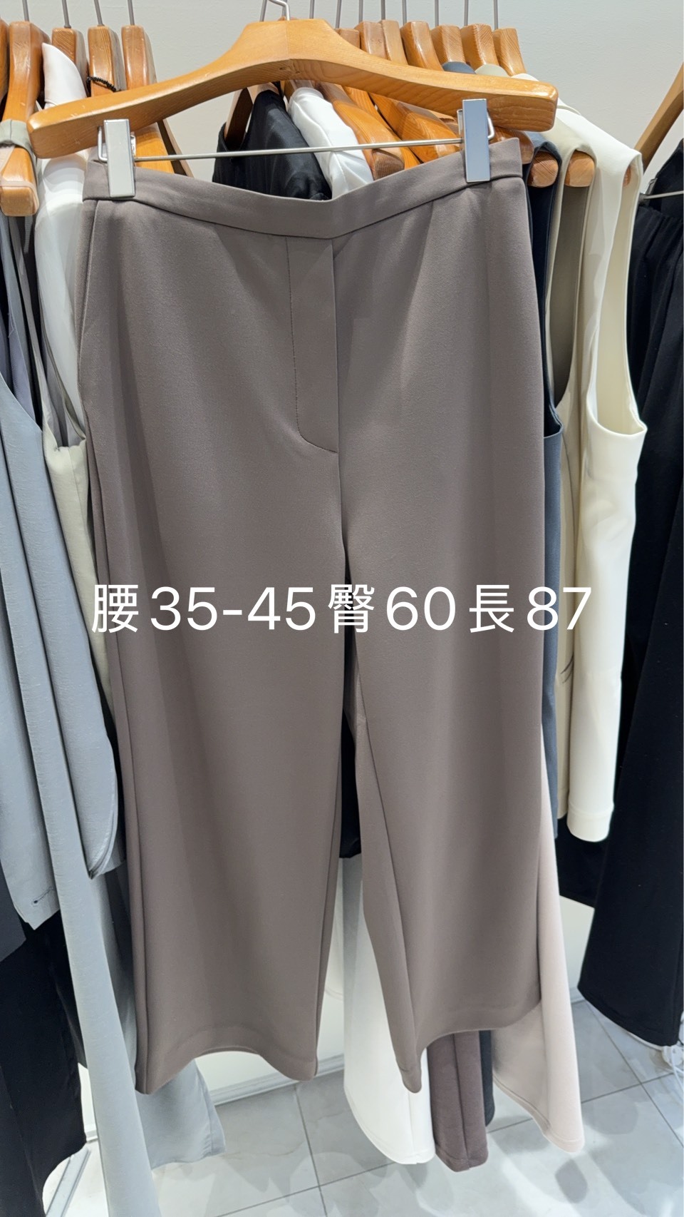 SA7010 後橡筋彈性棉八分褲