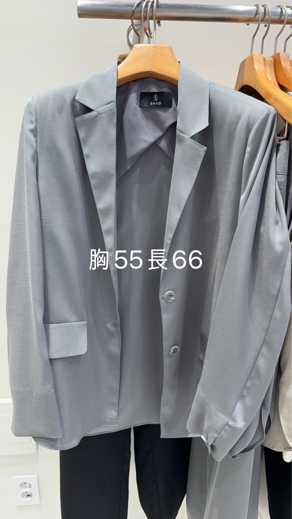 SA7013 拼布西裝外套