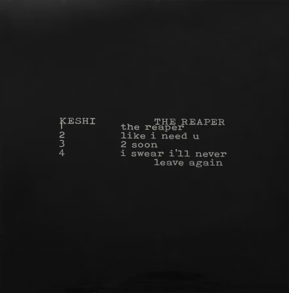 絕版品 keshi - the reaper (2018) 限量黑膠唱片