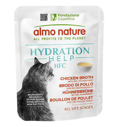 Almo Nature - HFC水潤護理鮮湯包 - 雞湯 (橙字) Hydration Help (Chicken Broth) 50g