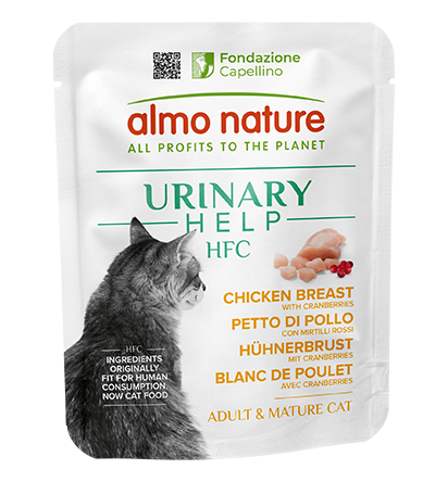 Almo Nature - HFC尿道護理鮮肉湯包 - 雞胸 (黃字) Urinary Help  (Chicken Breast+Cranberry) 50g