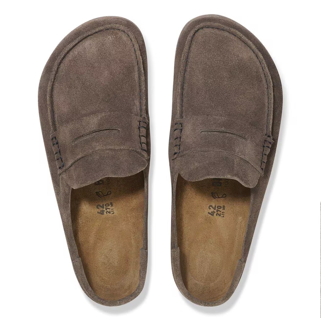 [預訂] Birkenstock Naples Wrapped Suede | Concrete Grey
