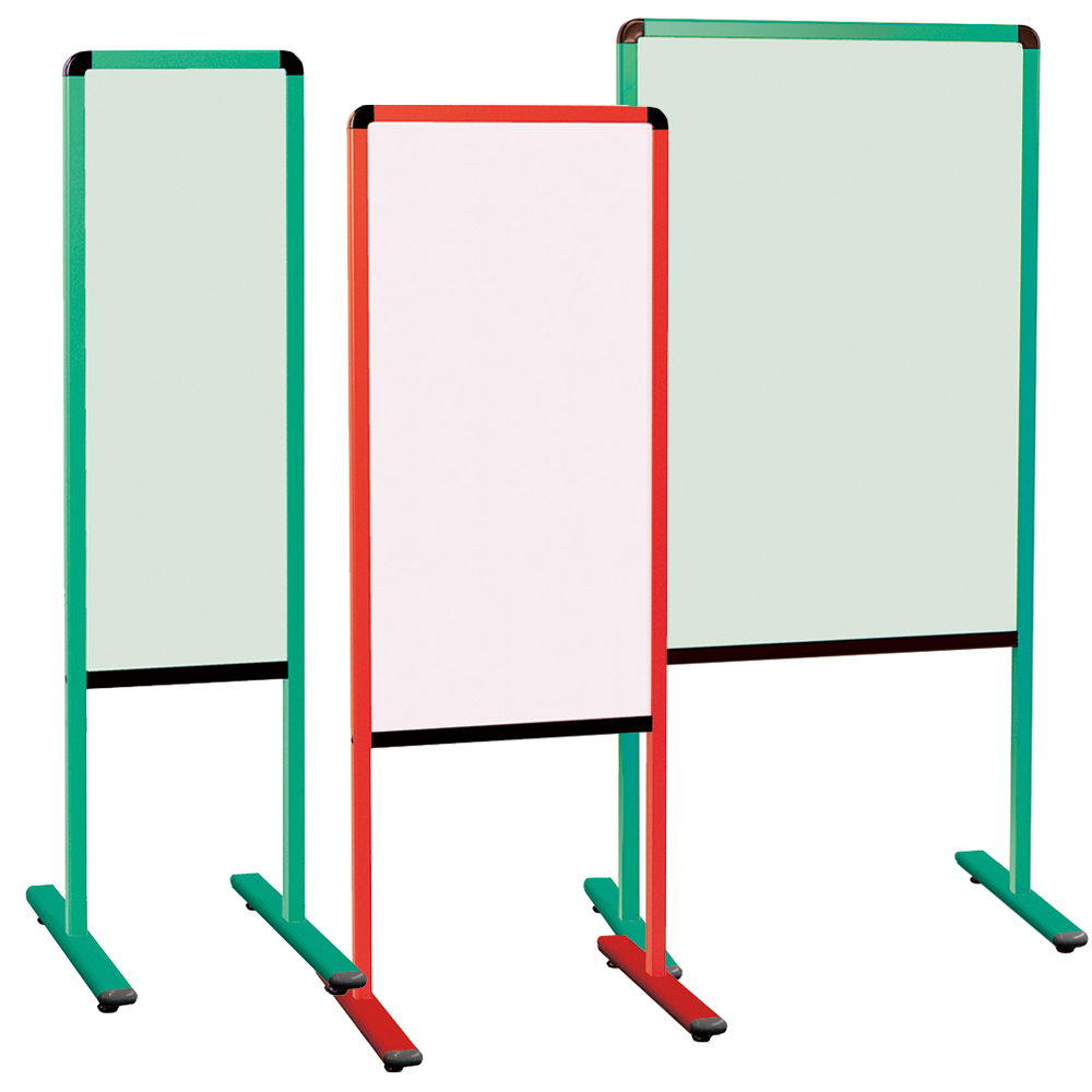 UMAJIRUSHI YAE Double-Sided Vertical Magnetic Kindergarten Notice Board with Safe Round Corners