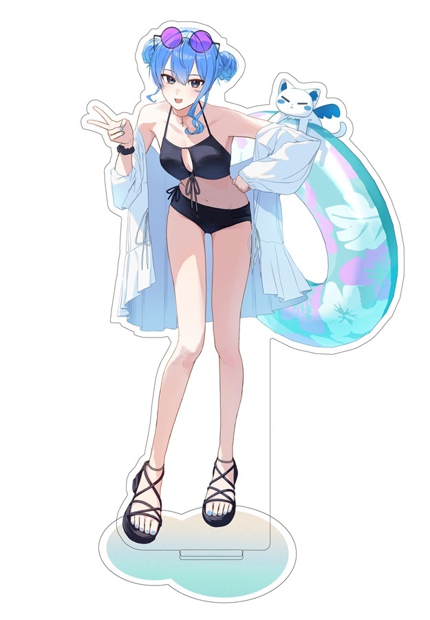 C108「同人代購」[Melonbooks代購」きばえるころも - 星街すいせい　水着アクリルスタンドC108