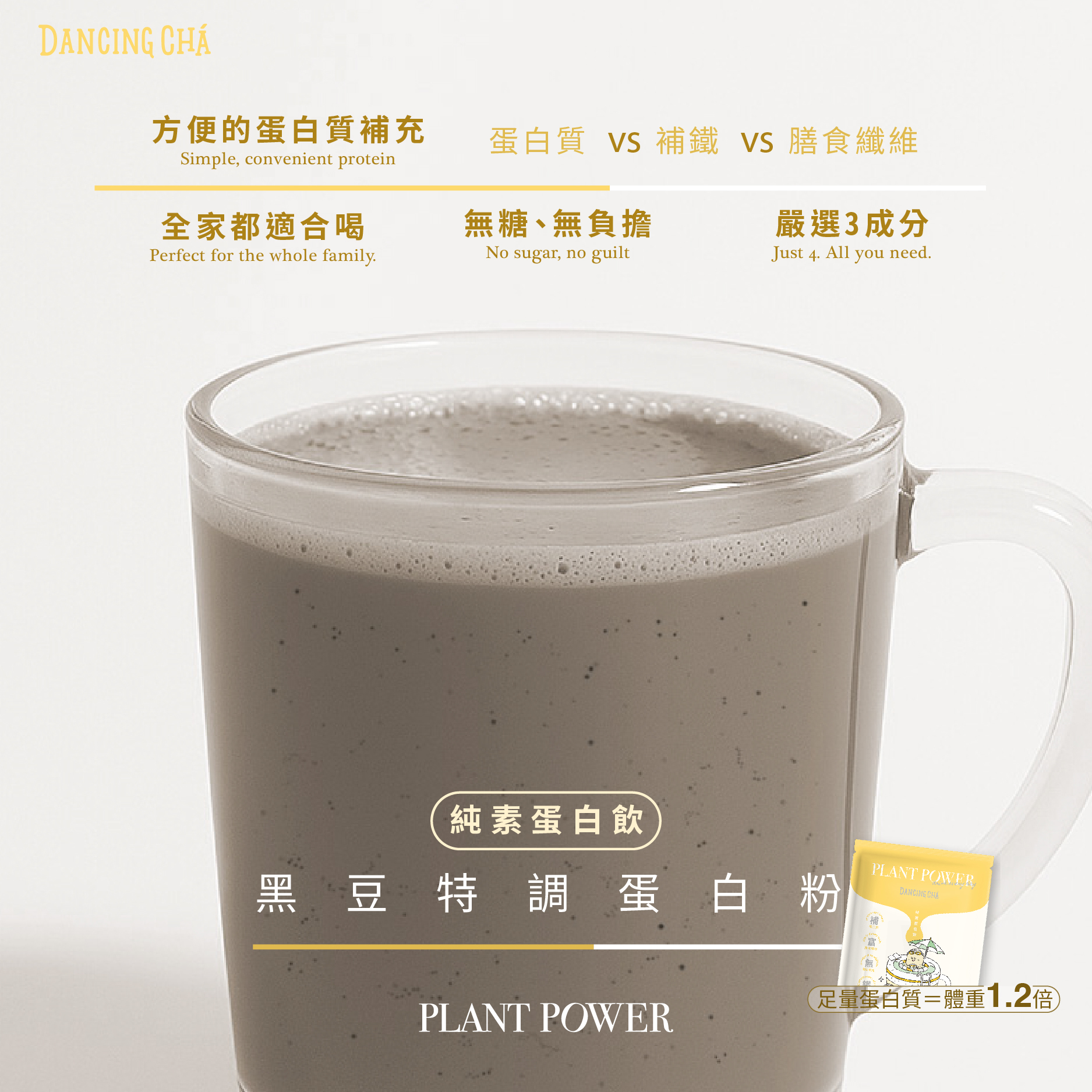 2025榮獲《十大嚴選穀得獎》黑豆蛋白粉｜35g x 10入