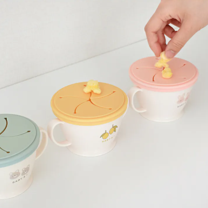 【Baby & I】Korea Spill-Resistant Snack Cup (3 Colors)