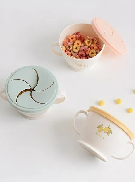 【Baby & I】Korea Spill-Resistant Snack Cup (3 Colors)