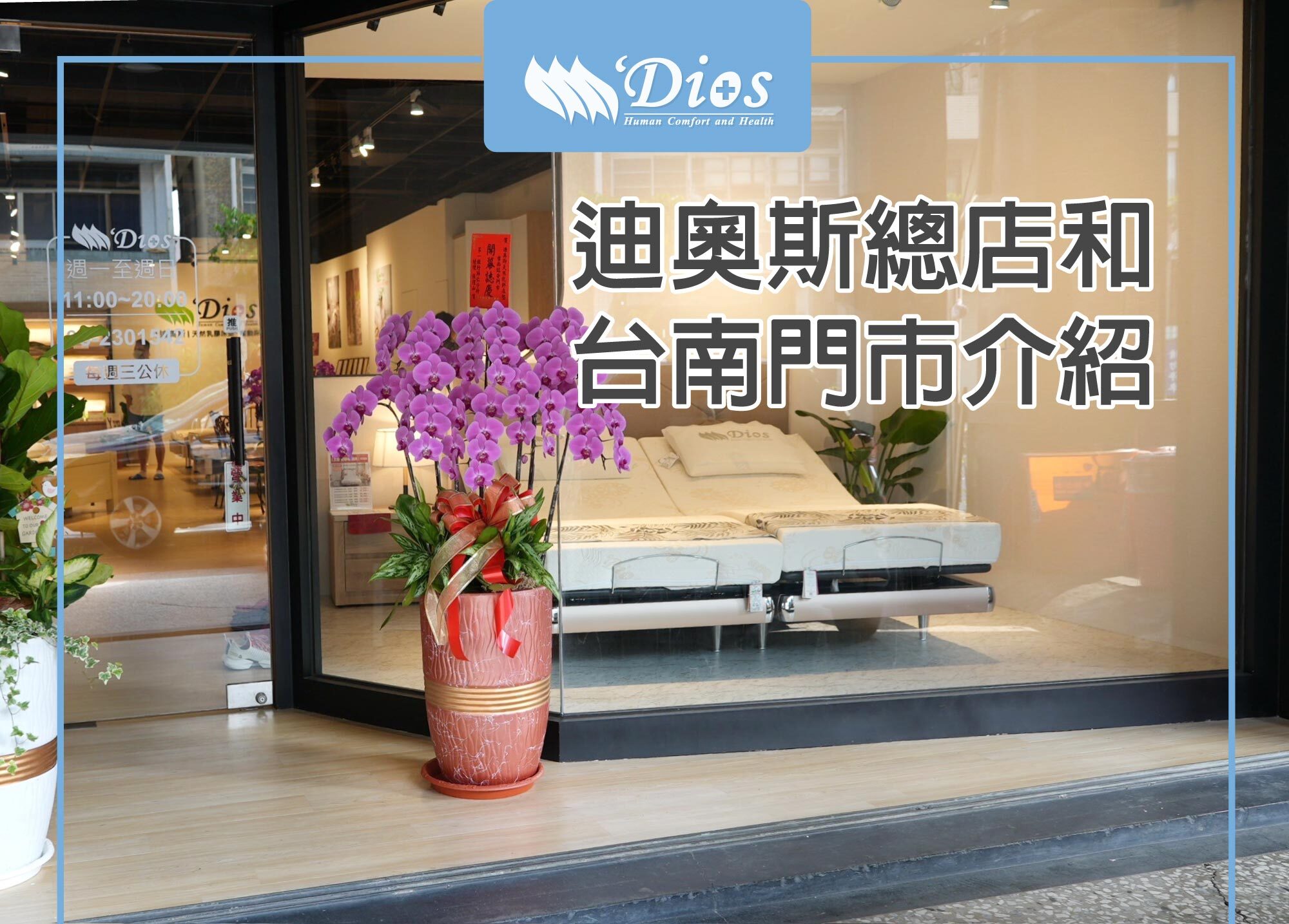 迪奧斯總公司和台南門市介紹