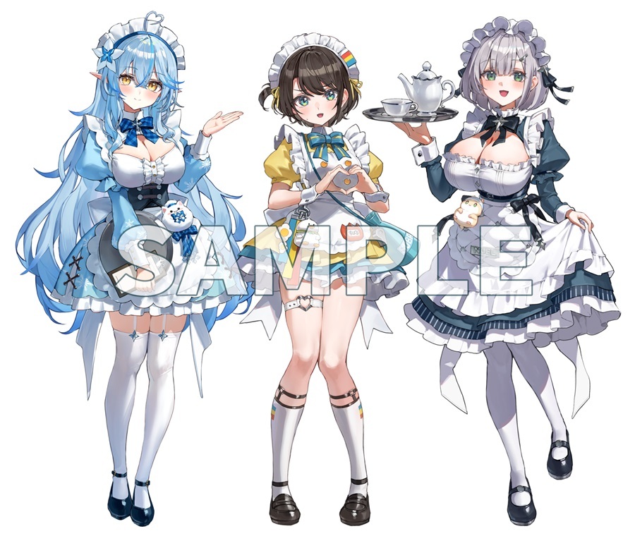C108「同人代購」[Melonbooks代購」おわた社 - メイドBIG3アクスタ