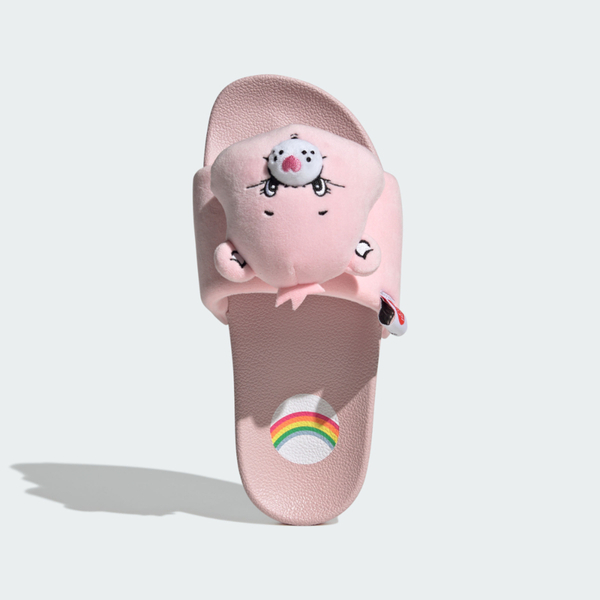 Adidas 愛迪達 Adilette W KH9957 女 拖鞋 可愛 Care Bears 保暖 粉紅