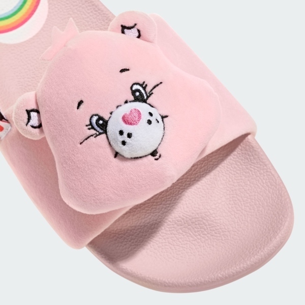 Adidas 愛迪達 Adilette W KH9957 女 拖鞋 可愛 Care Bears 保暖 粉紅