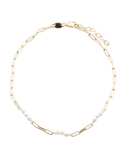 【預購】LUCIA MARA H081904 18K鍍金腳鏈