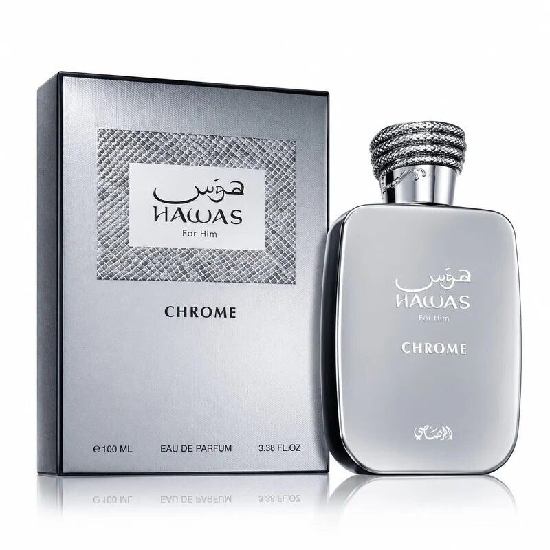 Rasasi Hawas Chrome 濃香水 100ml (2026 新款)(Barcode: 614514331095)
