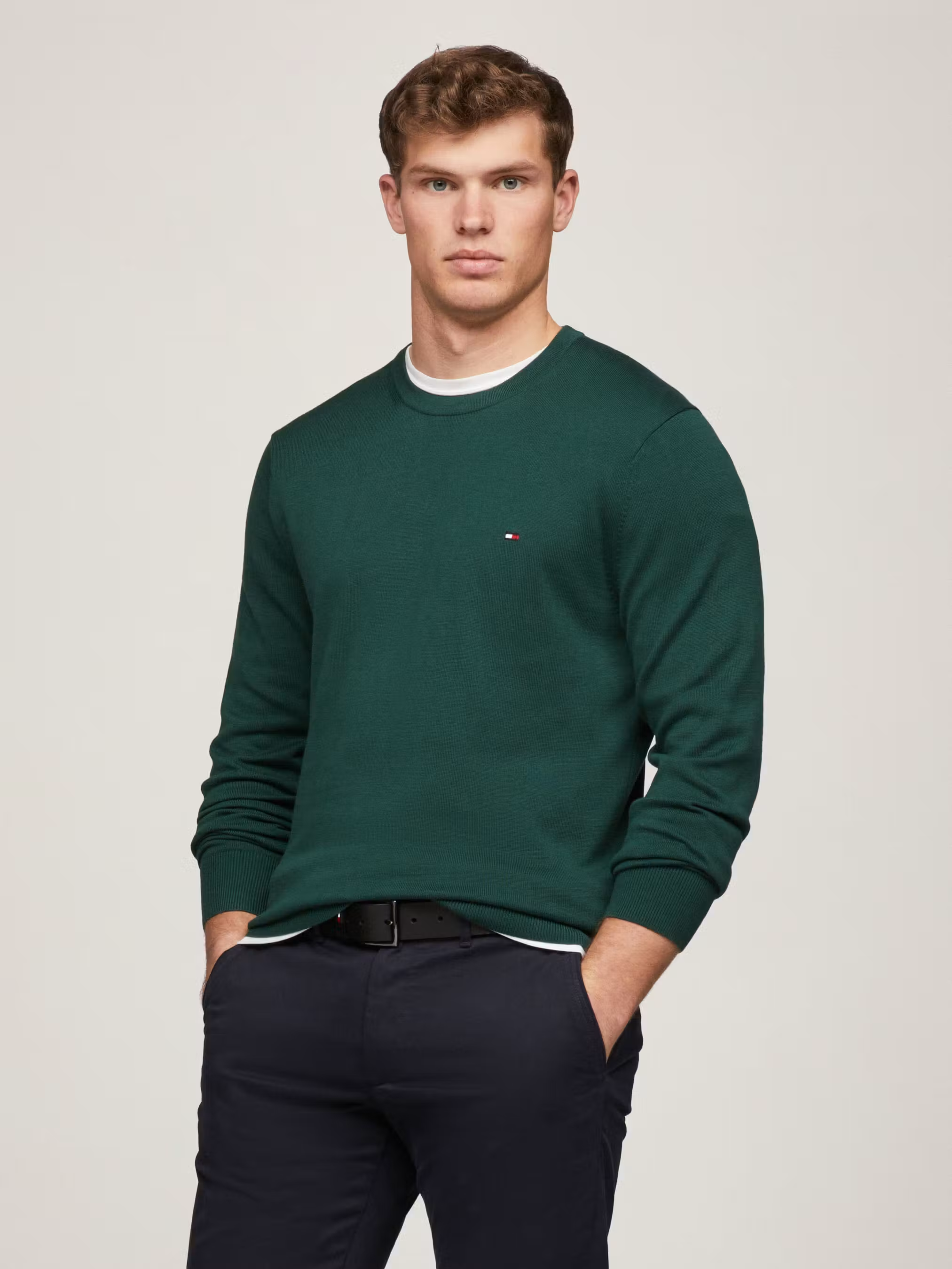 【預購】TOMMY HILFIGER H081910 Amherst 男裝圓領衛衣 (綠色)