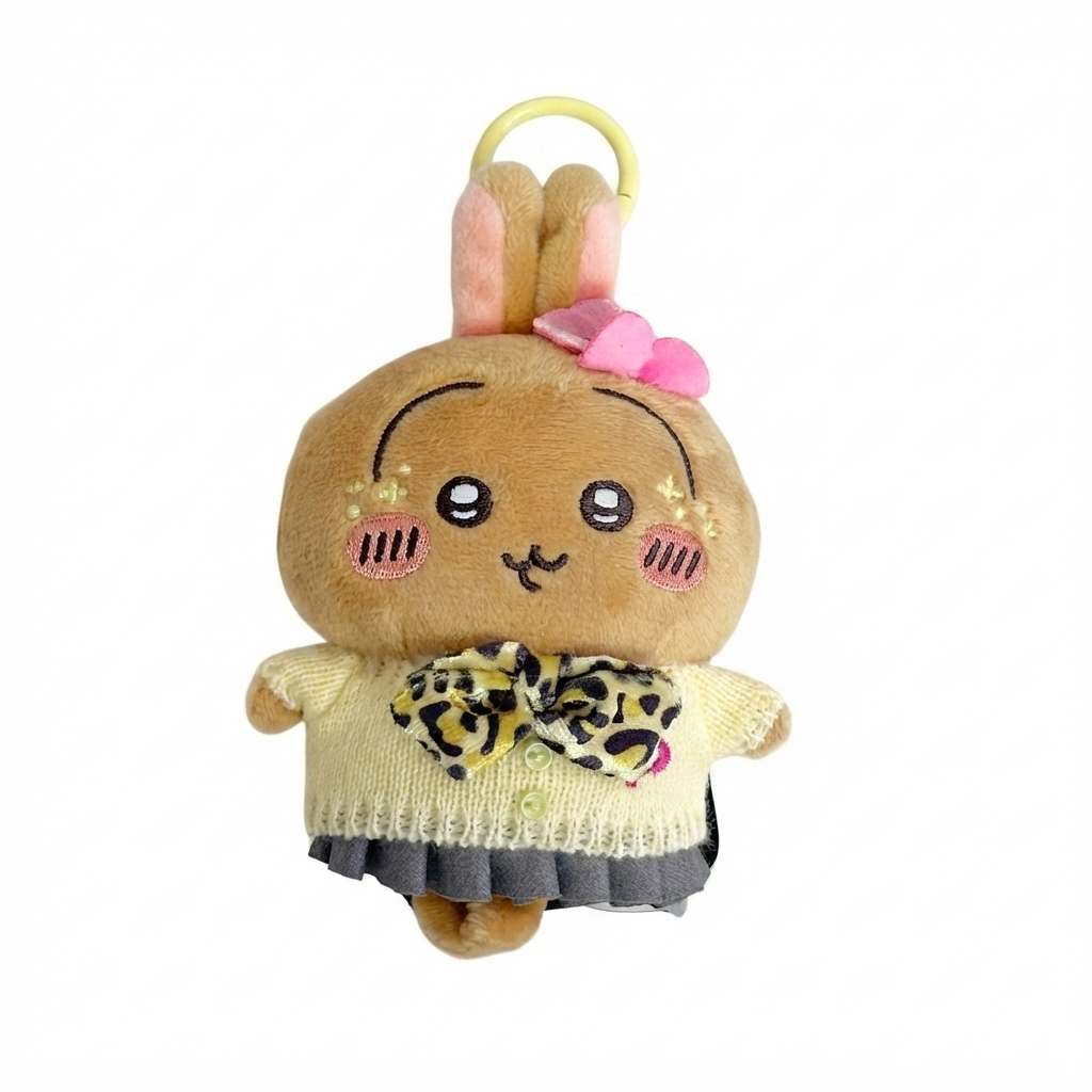 9090 × Chiikawa Shibuya Gal Plush Keychain (Usagi)