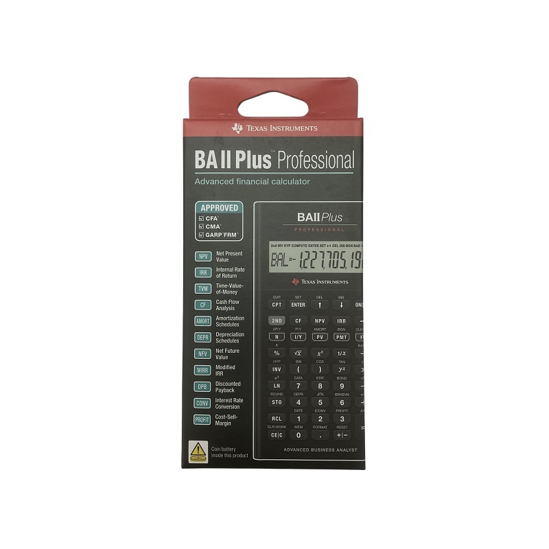 Texas Instruments BA II Plus Professional 財務計數機