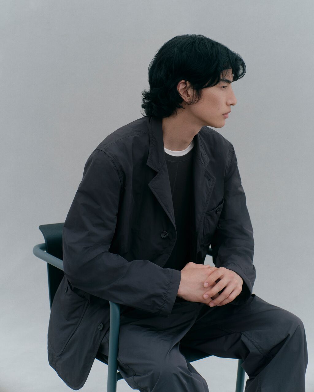 Seated portrait close up