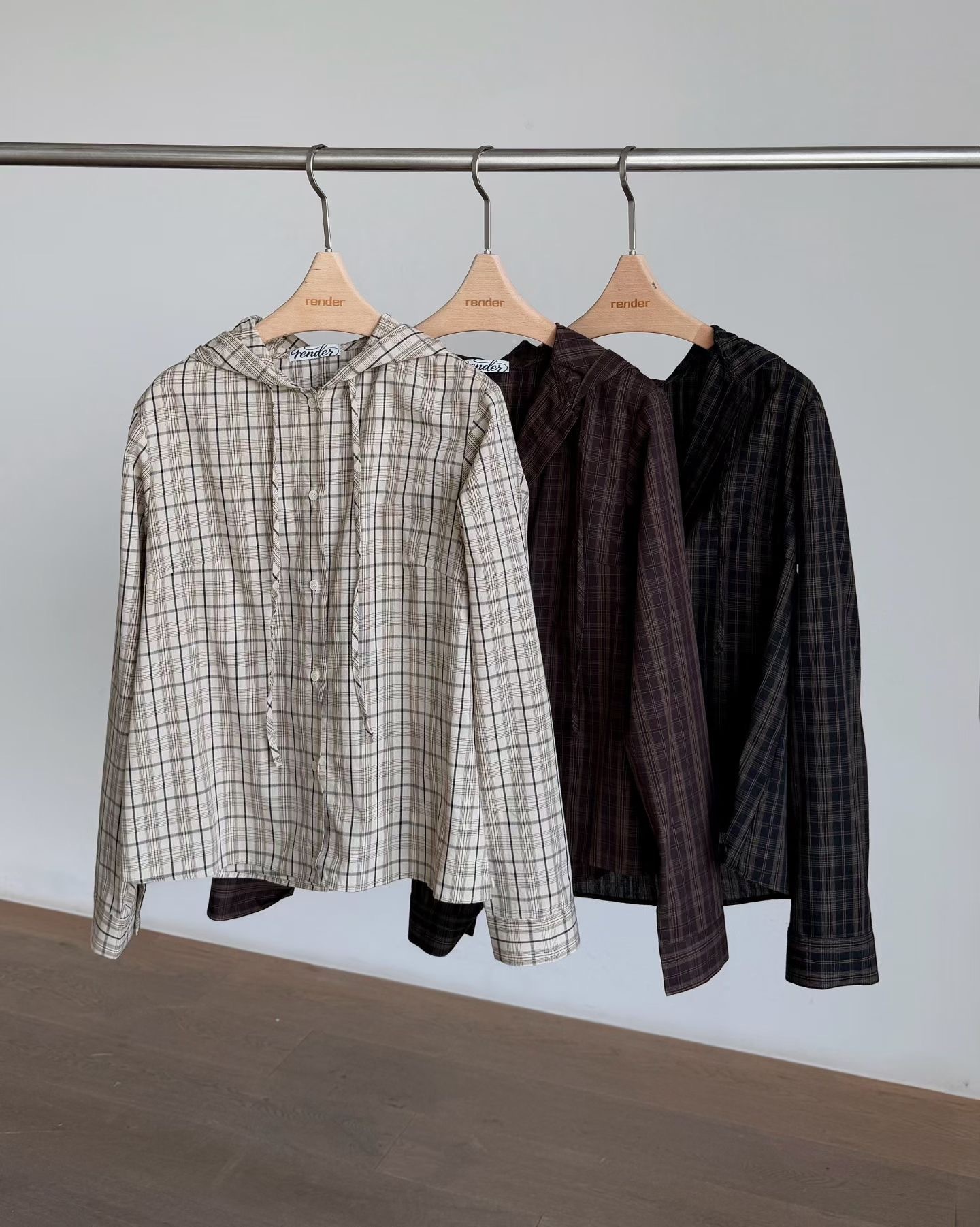 RD2646 Check Hoodie