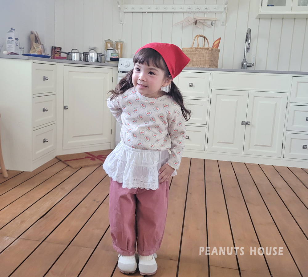 正韓秋PEANUTS 三色軟綿水果上衣