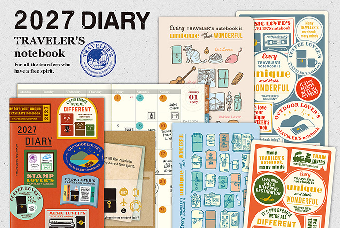 貨到通知：2027年 TN手帳及週邊 - TRAVELER’S notebook
