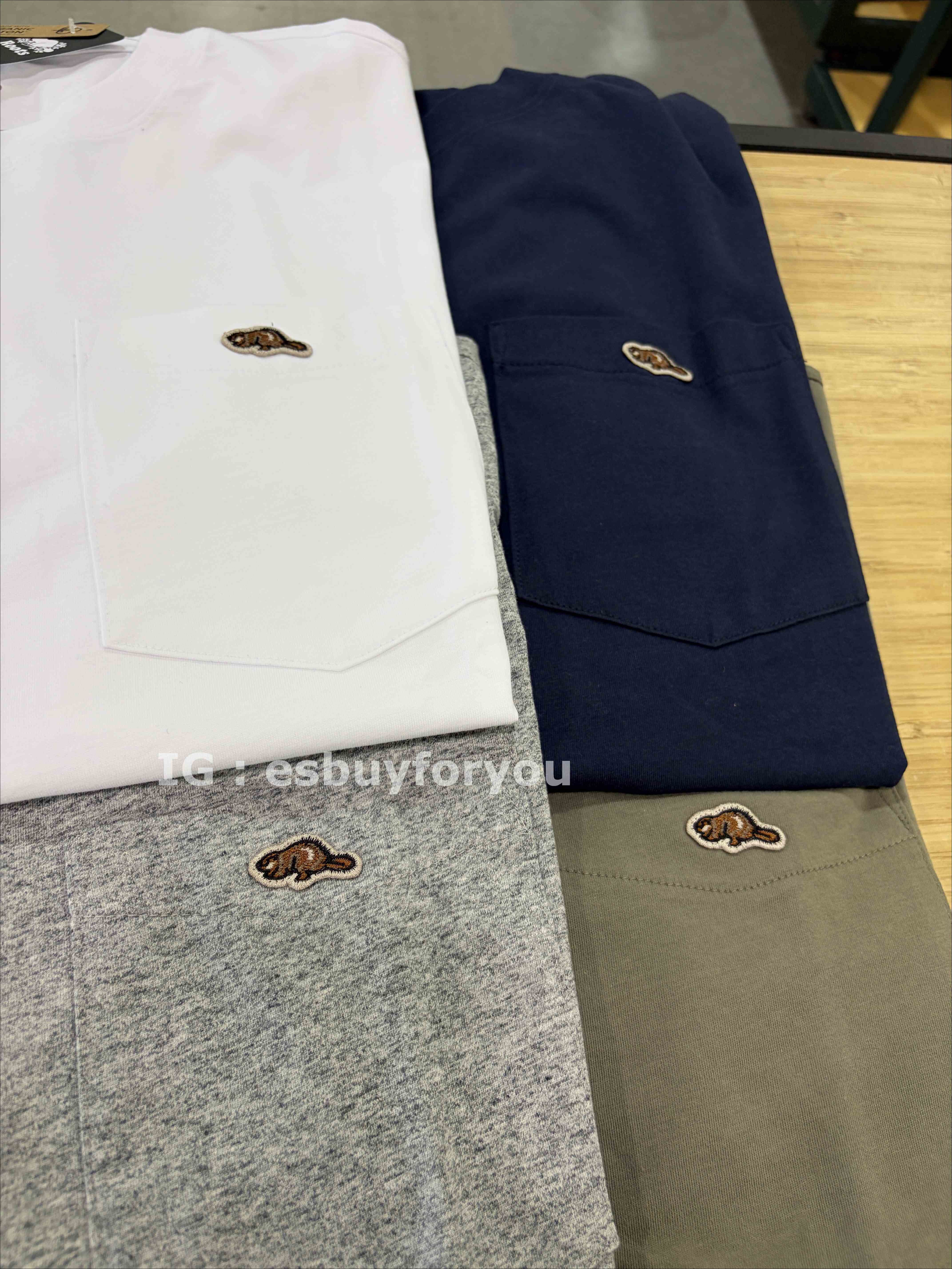 ROOTS 男大人 刺繡徽章 小海狸 寬版(Relaxed) 短TEE (4色)