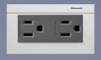 Panasonic 國際牌 GLATIMA系列 埋入附接地雙插座 WTGFP1512S 附蓋板