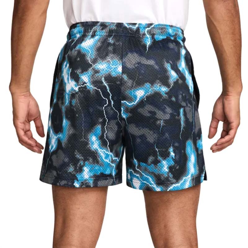 NIKE AS M NK DF 5IN MESH SHORT 黑藍閃電 網眼 籃球 短褲 排汗 運動 抽繩 IM5917-418 [台灣現貨]