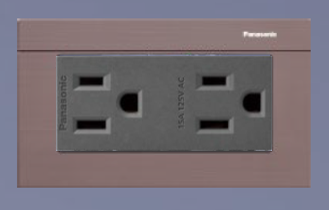 Panasonic 國際牌 GLATIMA系列 埋入附接地雙插座 WTGFP1512A 附蓋板