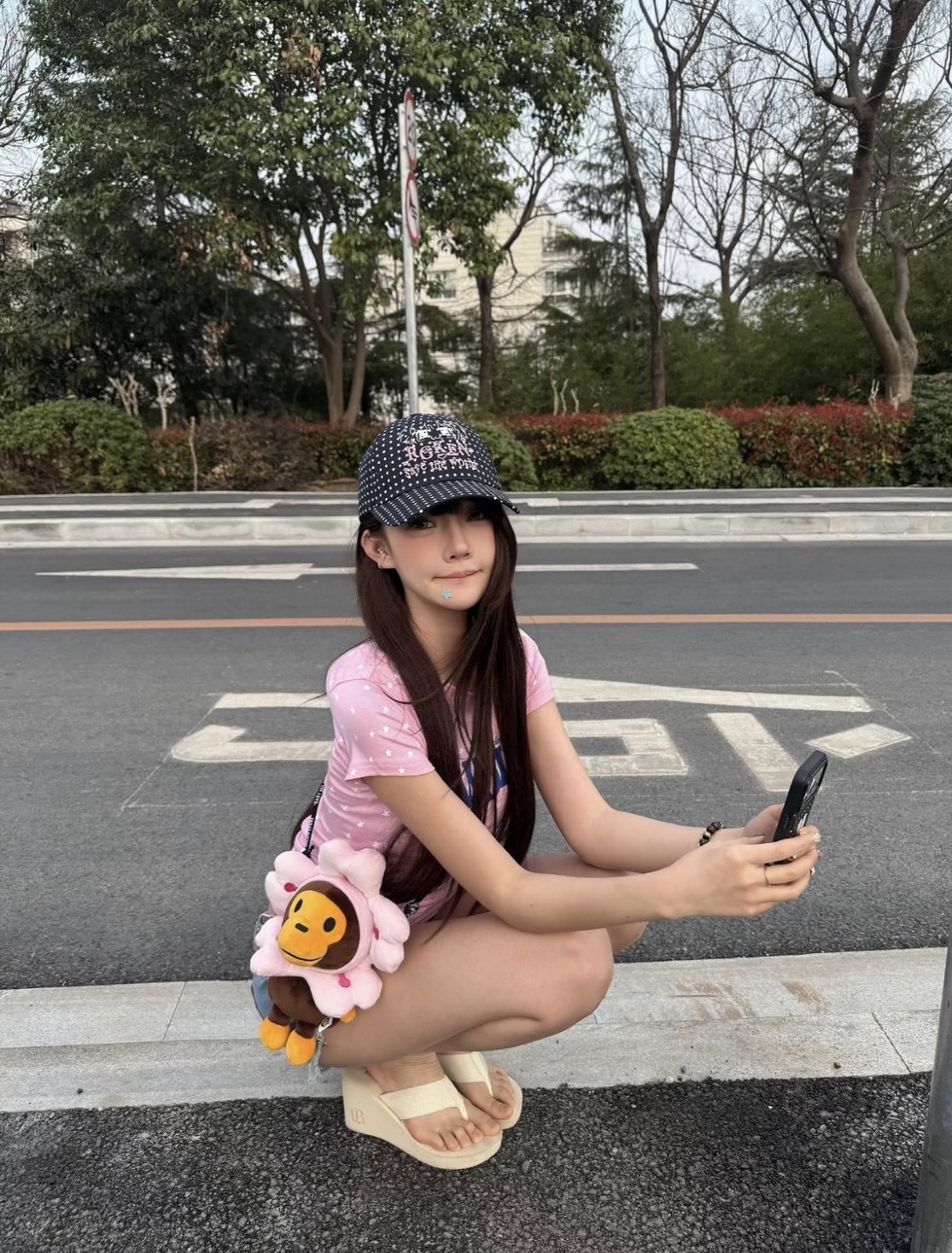 <潮潮都在背的小可愛✨> BABY MILO MOBILE BAG 手機隨身包 櫻花/軍綠迷彩長頸鹿/粉嫩滿版動物/藍色滿版動物/小惡魔/小天使