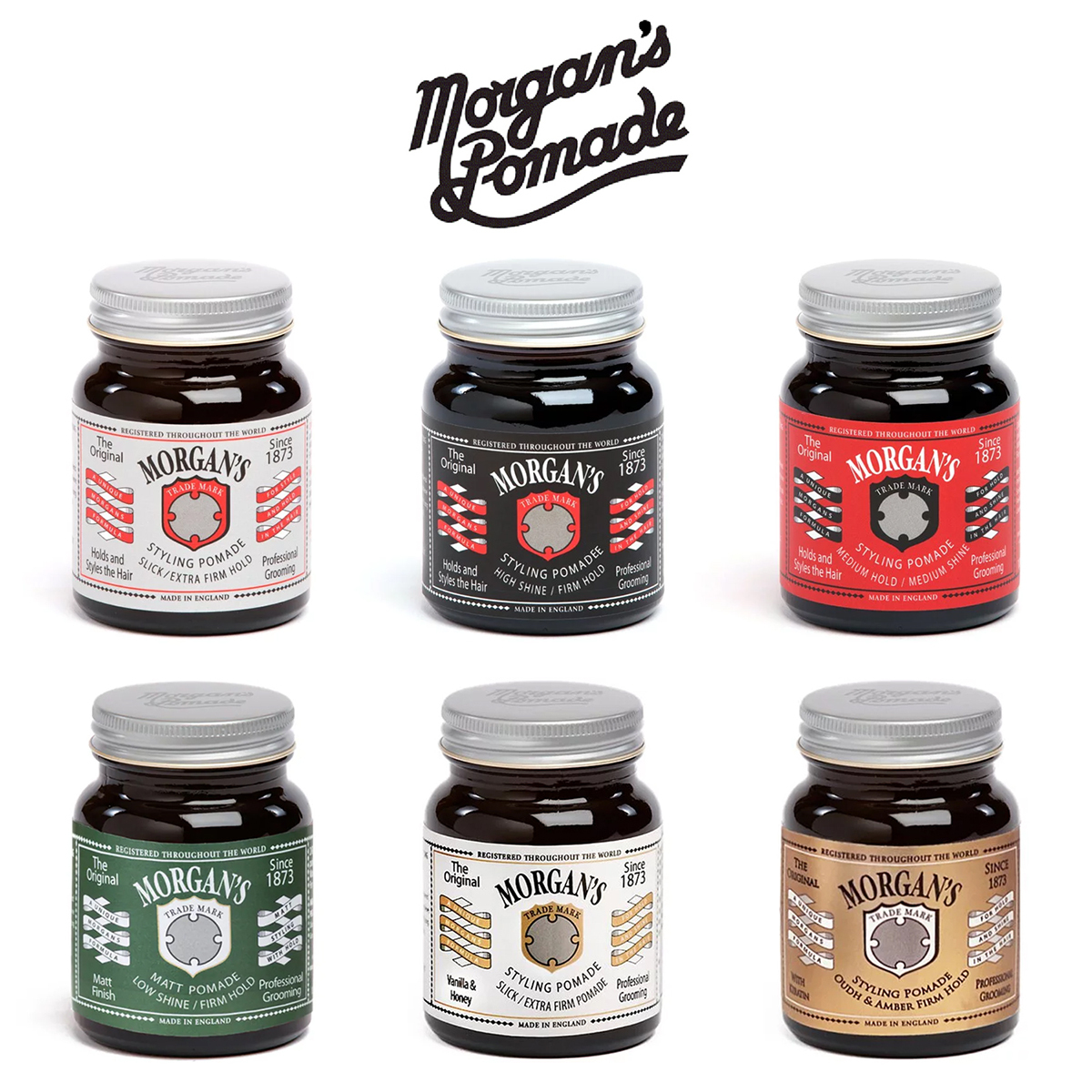 ★ 任2件 77折 ★ Morgan's - 超強力定型/ 強力定型 / 高重塑性 水洗式髮油