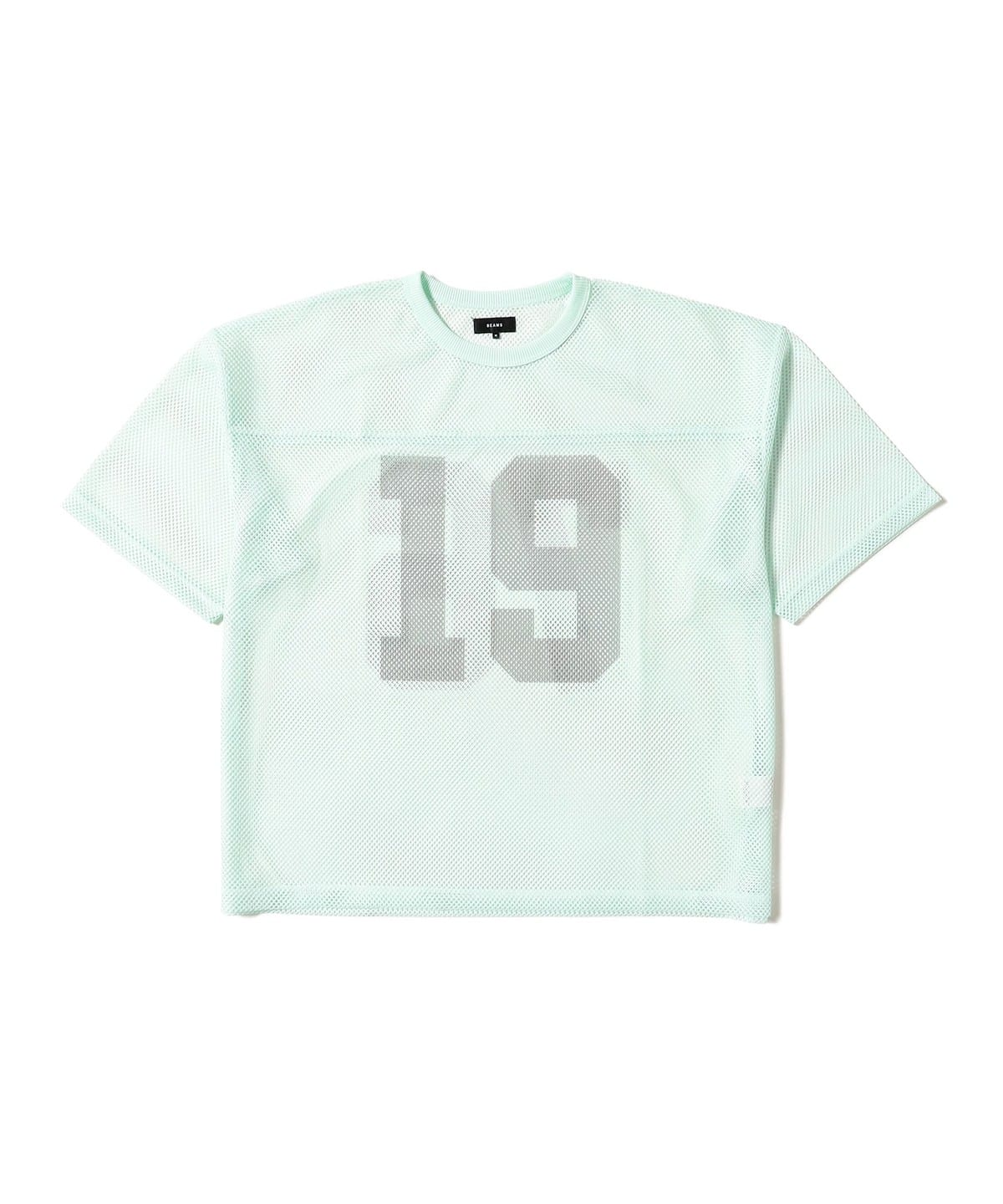 2026SS BEAMS Wide Short Fit Numbered Mesh Print T-shirt 網洞 網眼 多層次 穿搭 短T 球衣 現貨 11081677147