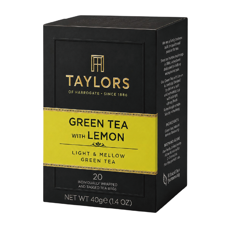 【英國Taylors泰勒茶】檸檬綠茶