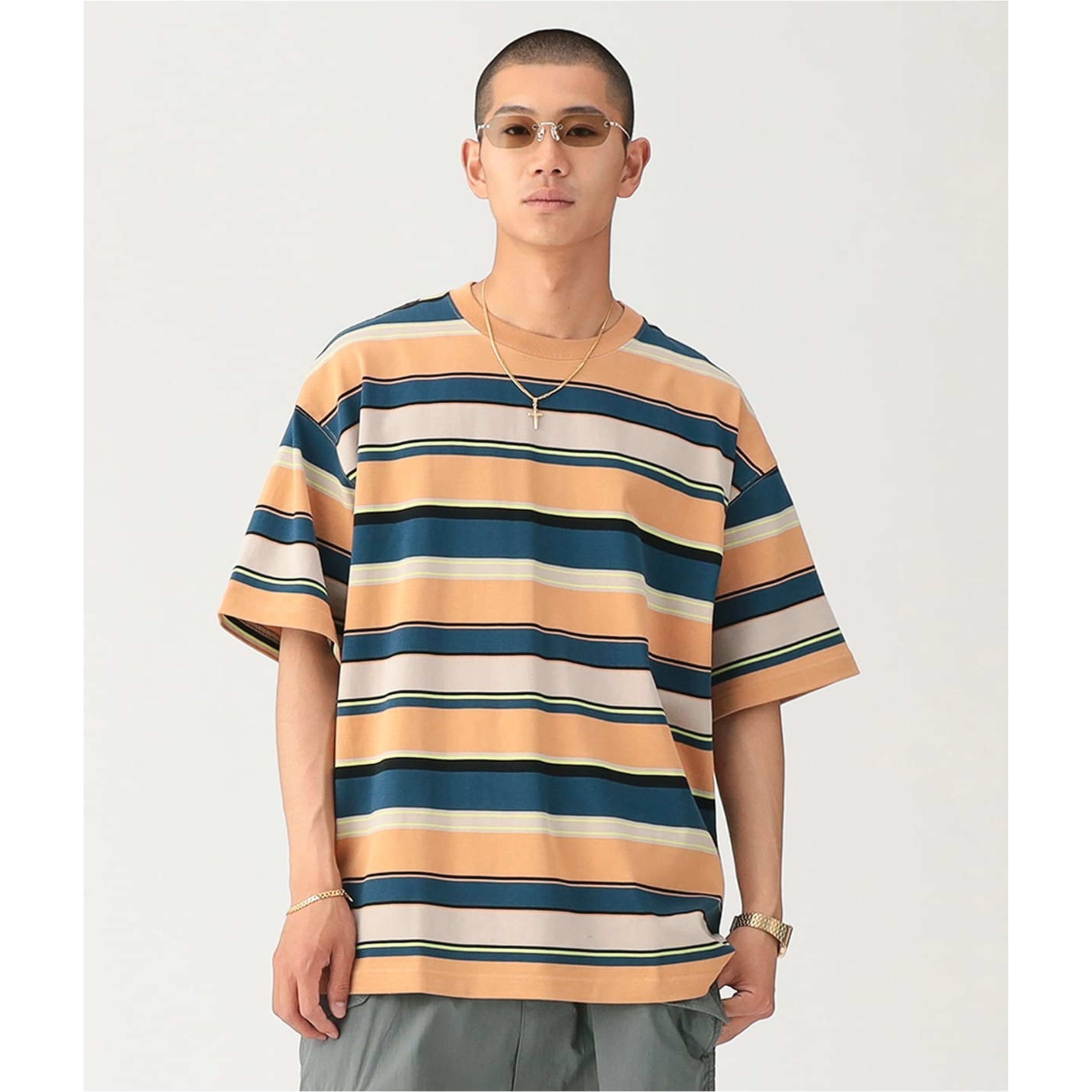 2026SS BEAMS Multi Border T-Shirt 超百搭 條紋 短T 現貨 11041439803