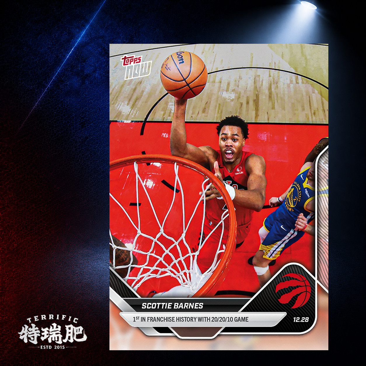 NBA球員卡 Scottie Barnes - 2025-26 NBA Topps NOW® - Card 106 多倫多暴龍