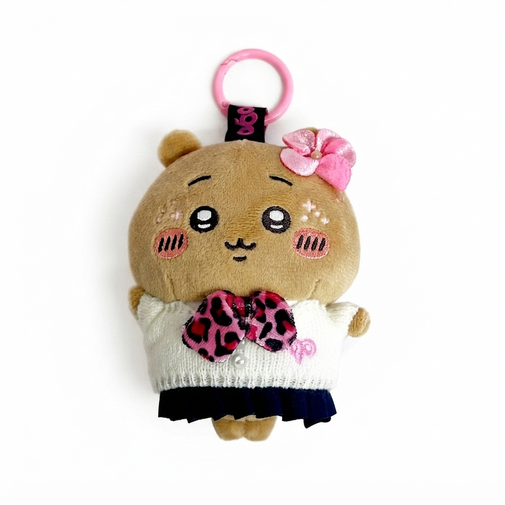 9090 × Chiikawa Shibuya Gal Plush Keychain (Chiikawa)