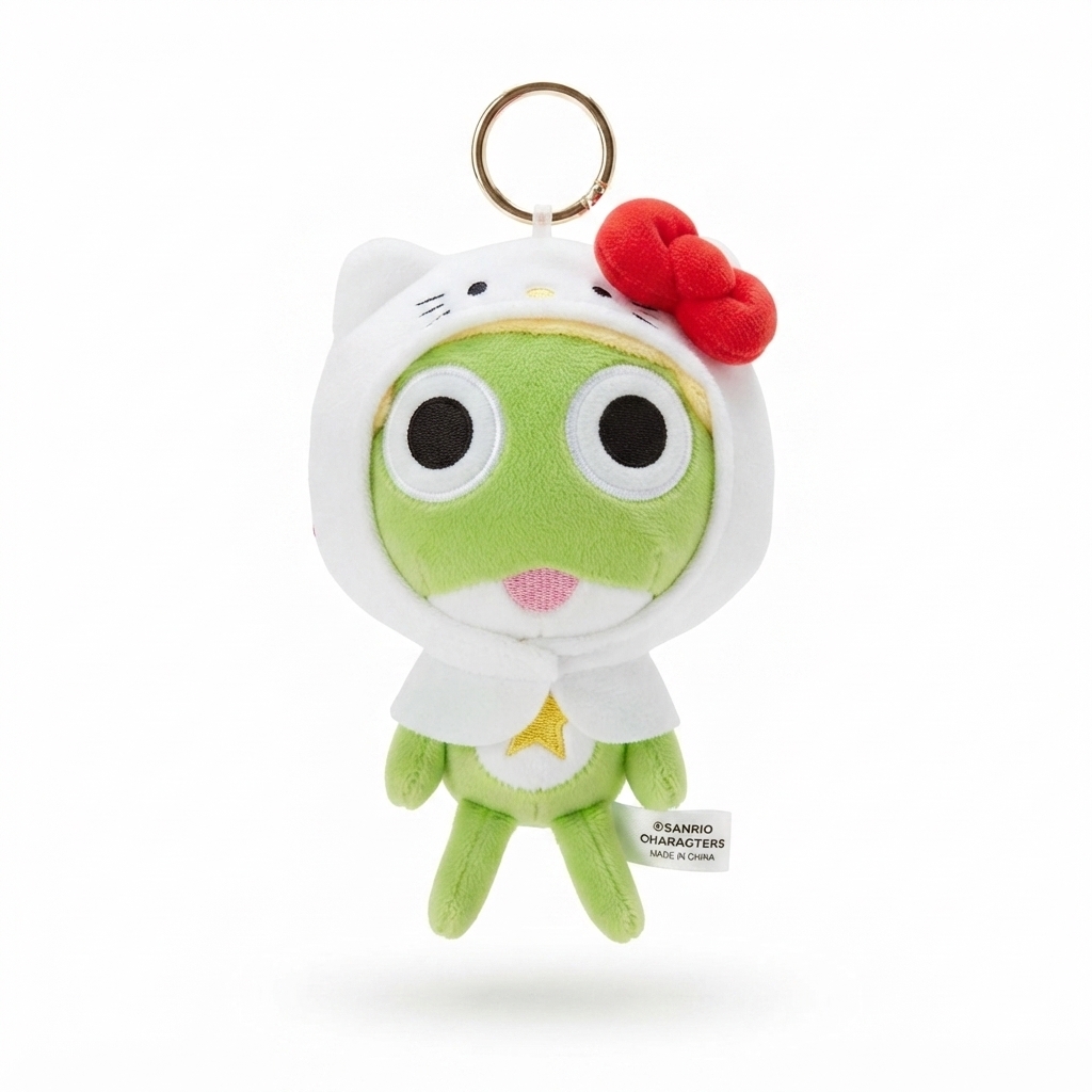 Keroro x Sanrio Keroro Hello Kitty Plush Keychain