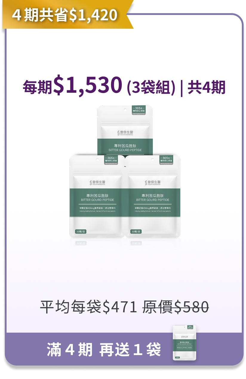 定期購 專利苦瓜胜肽