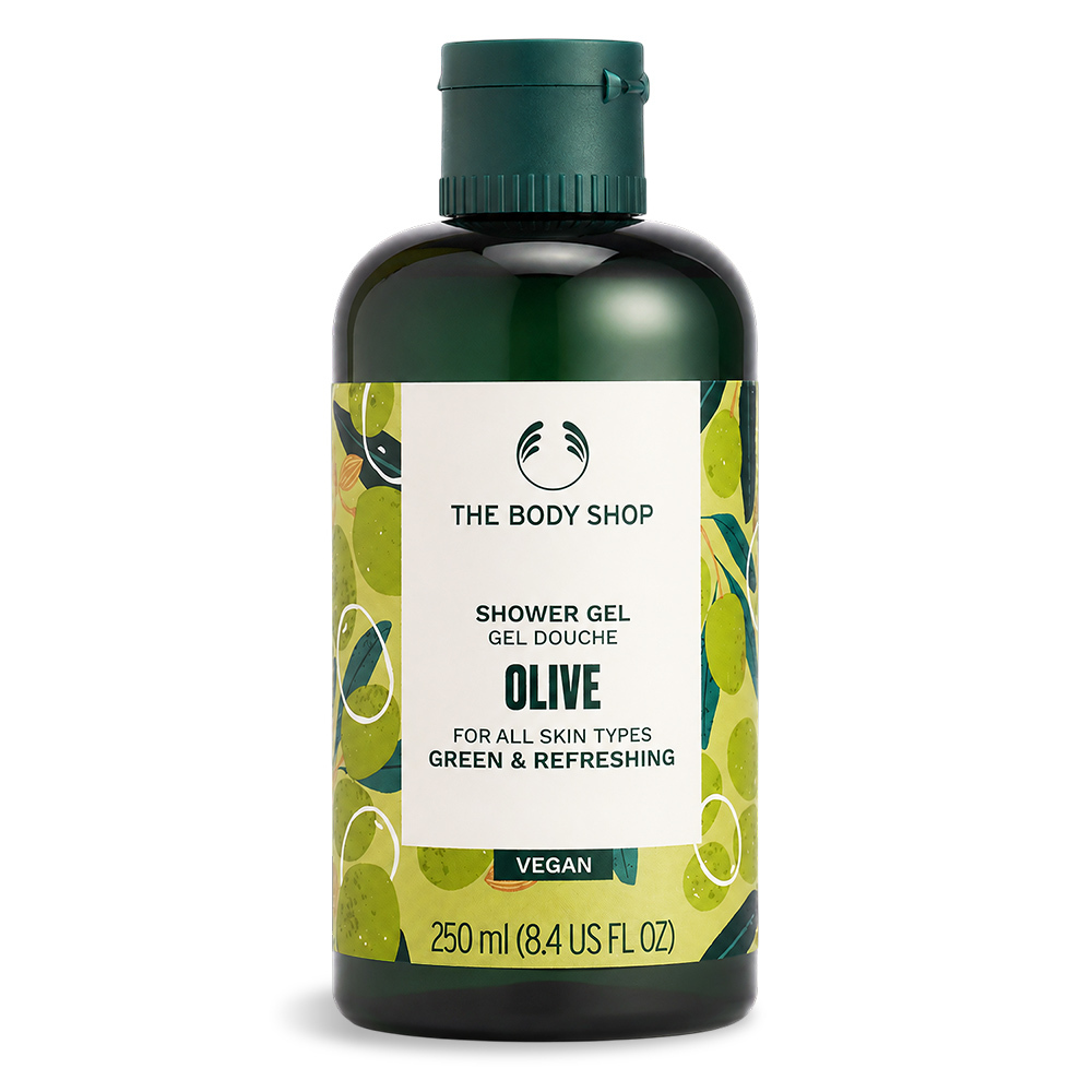 THE BODY SHOP 橄欖活化沐浴膠(250ml)-國際航空版