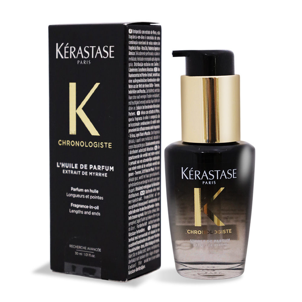 KERASTASE 卡詩 黑鑽極萃逆時玫瑰香氛露(30ml)-國際航空版