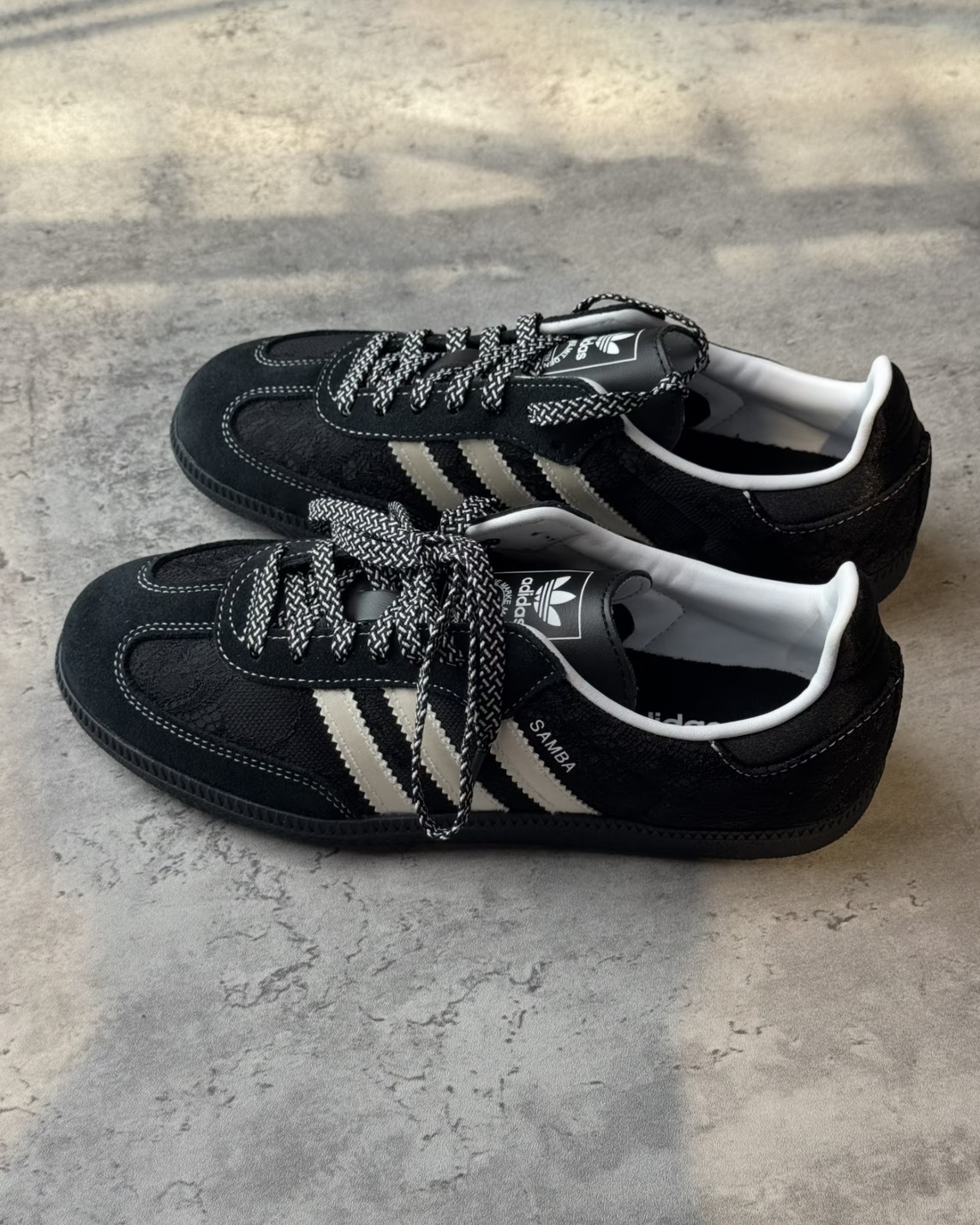 【預購】ADIDAS ORIGINALS W SAMBA OG 黑色蕾絲 KH7842