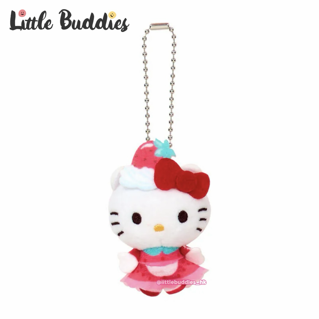 日本 Sanrio 草莓奶油蛋糕系列 公仔匙扣盲盒 隨機出貨