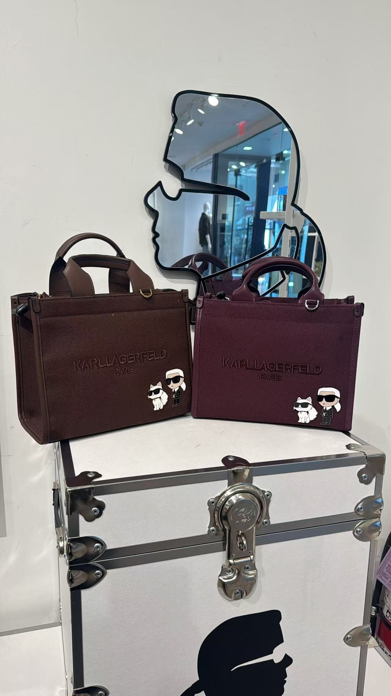 【預購】Karl Lagerfeld H0819102 KRISTINA 帆布托特包