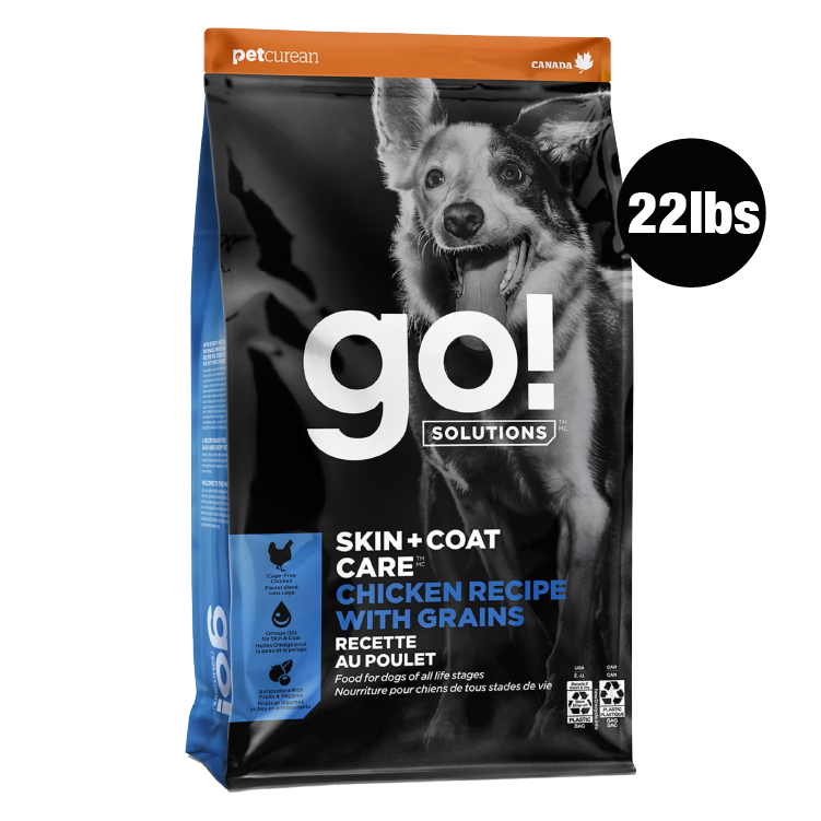 Go! Solutions 護膚美毛系列雞肉 狗糧配方 22lbs