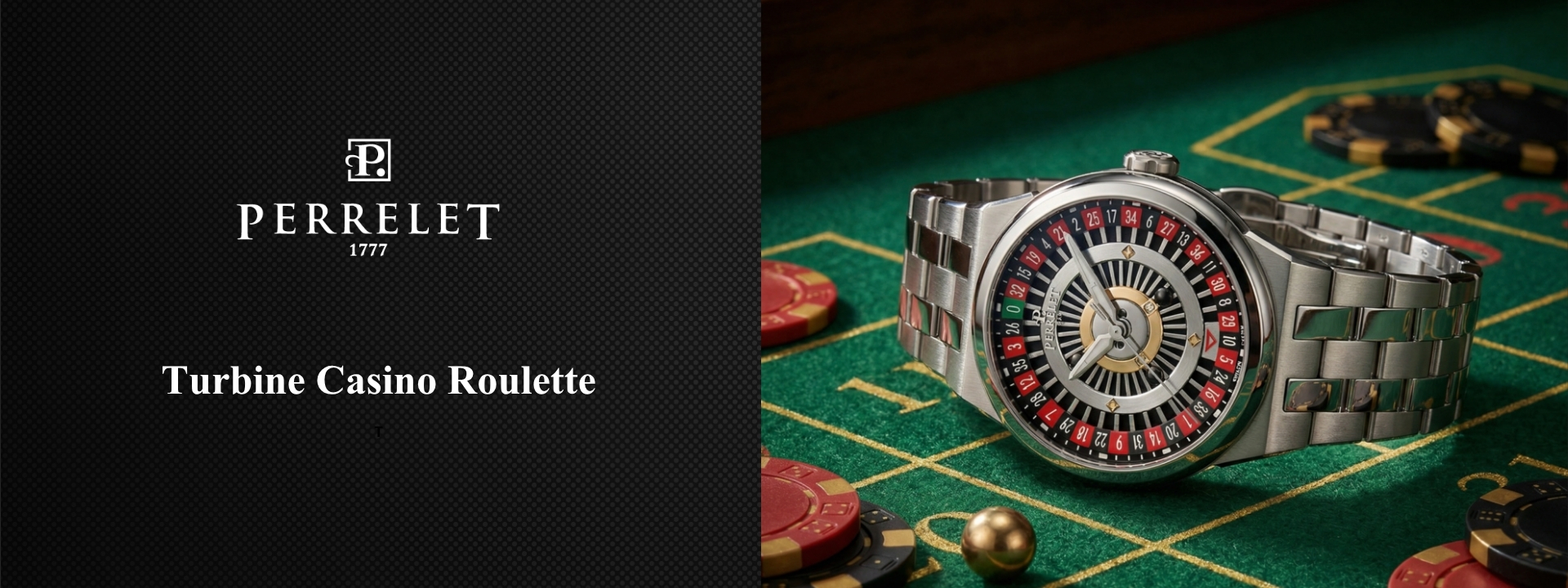Perrelet,沛力錶,A4066/S3,TURBINE CASINO ROULETTE,旋風限量系列,鈦金屬錶殼,輪盤面盤,輪盤賭輪,turbine,cosc,Chronofiable