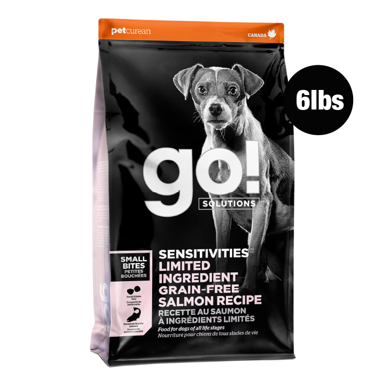 Go! Solutions 低敏系列-單⼀肉源無穀物 三文魚 小型犬配方6lbs