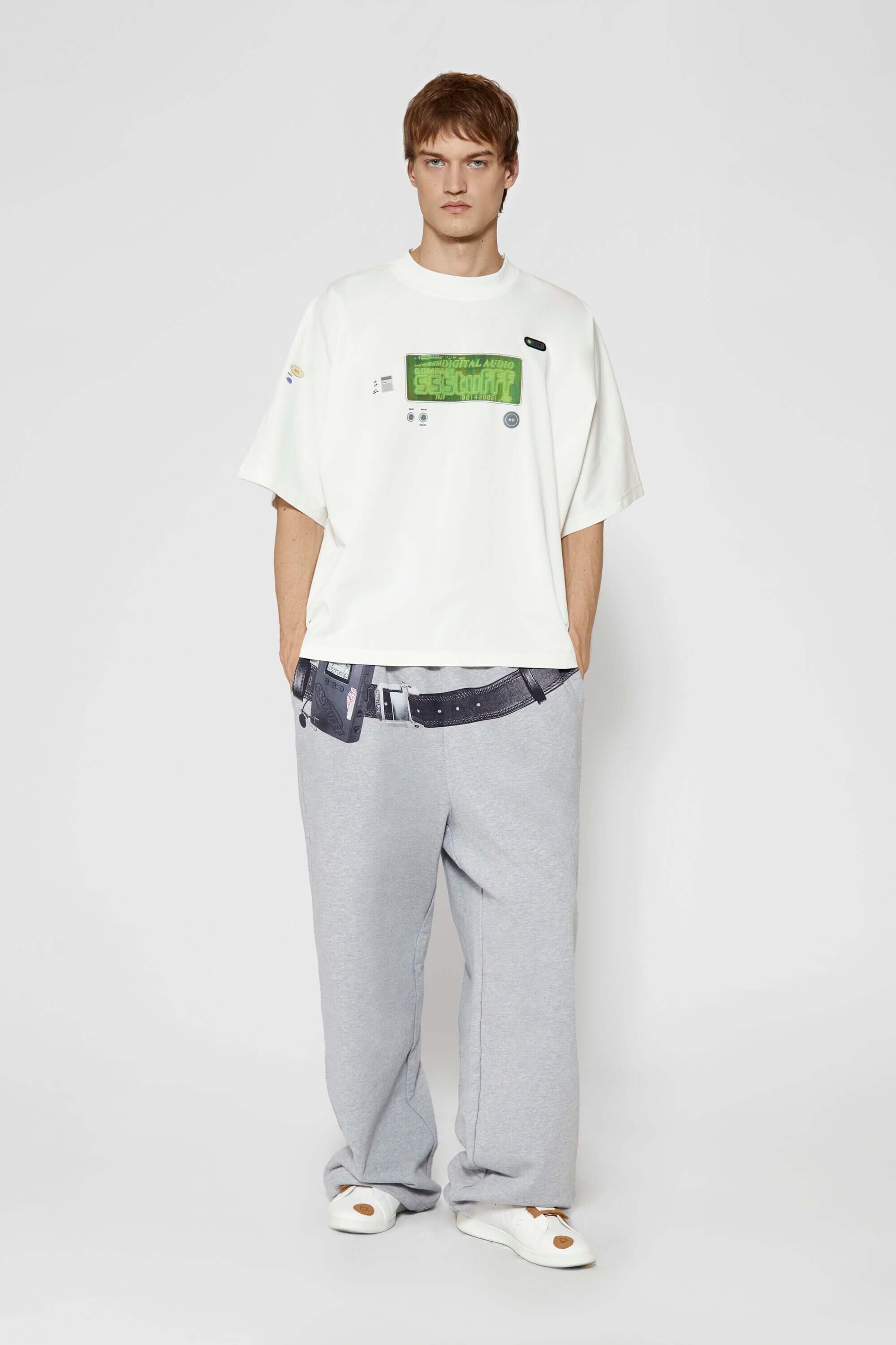 【Focus Store】現貨秒發 SSSTUFFF Music Player Sweatpants "Grey" 音樂播放器 棉褲 灰色