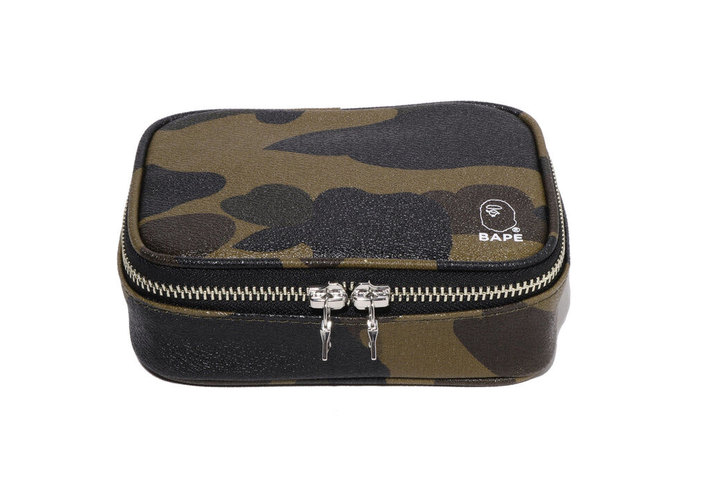 2026SS A BATHING APE BAPE 1ST CAMO AMENITY POUCH M TRVEL 迷彩 電器 收納包 現貨 1M20190003